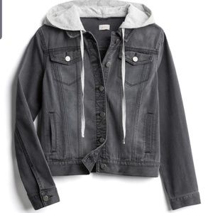 NWT Hooded Denim Jacket from Stitch Fix